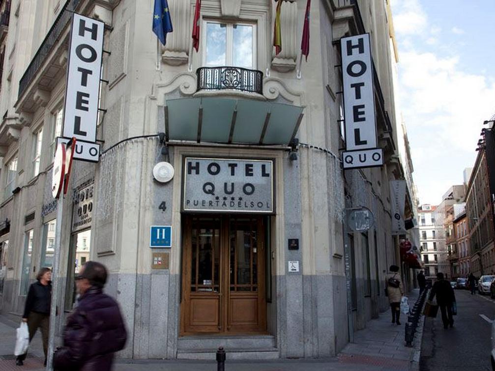 Quatro Puerta del Sol Hotel Madrid Exterior foto